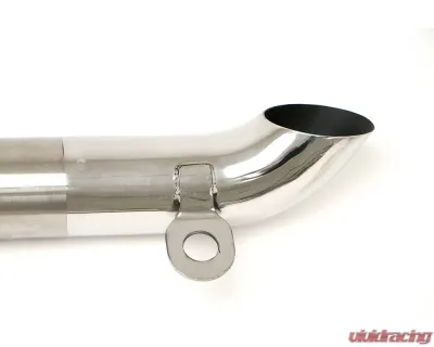 B&B Exhaust Brushed Stainless Steel 3-Inch LS Coversion Side Pipes Chevrolet C2/C3 Corvette 1968-1982 - FCOR-0590