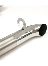 B&B Exhaust Brushed Stainless Steel 3-Inch LS Coversion Side Pipes Chevrolet C2/C3 Corvette 1968-1982                                     - FCOR-0590 - Image 4