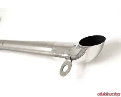 B&B Exhaust Brushed Stainless Steel 3-Inch LS Coversion Side Pipes Chevrolet C2/C3 Corvette 1968-1982 - FCOR-0590