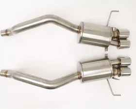 B&B Exhaust Stainless Steel Fusion Gen. 3 Axle Back Exhaust System Round Tips Chevrolet Corvette C7 Z06 14-17