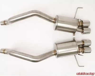 B&B Exhaust Stainless Steel Fusion Gen. 3 Axle Back Exhaust System Round Tips Chevrolet Corvette C7 Z06 14-17 - FCOR-0675