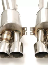 B&B Exhaust Stainless Steel Fusion Gen. 3 Axle Back Exhaust System Round Tips Chevrolet Corvette C7 Z06 14-17                                     - FCOR-0675 - Image 2