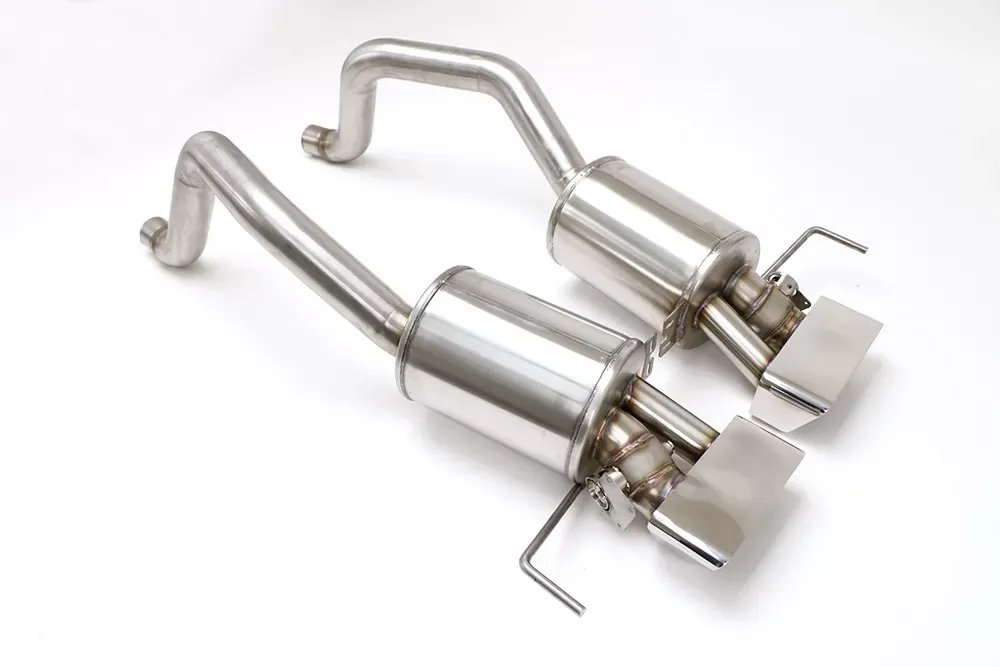B&B Exhaust Gen 3 Fusion Axleback Exhaust System with Speedway Tips Chevrolet Corvette C7 | Corvette Grand Sport Manual 2014-2019 - FCOR-0677