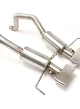 B&B Exhaust Axle Back Exhaust System with Speedway Tips Chevrolet Corvette C7 | Z06 | ZR1 2014-2019                                     - FCOR-0678 - Image 2