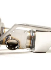 B&B Exhaust Axle Back Exhaust System with Speedway Tips Chevrolet Corvette C7 | Z06 | ZR1 2014-2019                                     - FCOR-0678 - Image 3