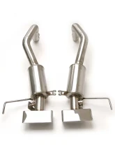 B&B Exhaust Axle Back Exhaust System with Speedway Tips Chevrolet Corvette C7 | Z06 | ZR1 2014-2019                                     - FCOR-0678 - Image 5