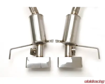 B&B Exhaust Axle Back Exhaust System with Speedway Tips Chevrolet Corvette C7 | Z06 | ZR1 2014-2019 - FCOR-0678