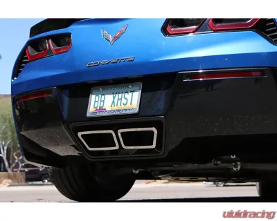 B&B Exhaust Axle Back Exhaust System with Speedway Tips Chevrolet Corvette C7 | Z06 | ZR1 2014-2019 - FCOR-0678