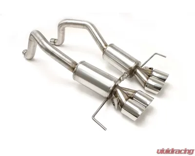 B&B Exhaust Axle Back Exhaust System with Round Tips Chevrolet Corvette C7 | Z06 | ZR1 2014-2019 - FCOR-0679
