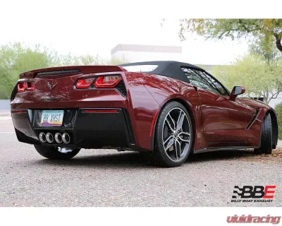 B&B Exhaust Axle Back Exhaust System with Round Tips Chevrolet Corvette C7 | Z06 | ZR1 2014-2019 - FCOR-0679