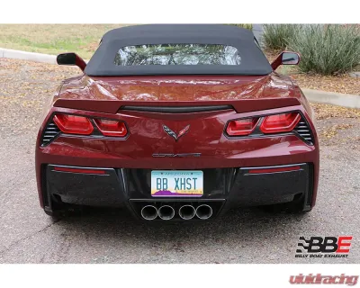 B&B Exhaust Axle Back Exhaust System with Round Tips Chevrolet Corvette C7 | Z06 | ZR1 2014-2019 - FCOR-0679