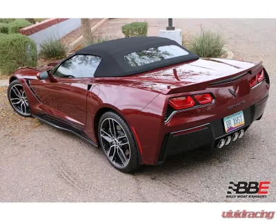 B&B Exhaust Axle Back Exhaust System with Round Tips Chevrolet Corvette C7 | Z06 | ZR1 2014-2019 - FCOR-0679