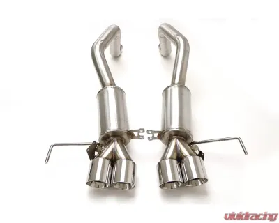 B&B Exhaust Axle Back Exhaust System with Round Tips Chevrolet Corvette C7 | Z06 | ZR1 2014-2019 - FCOR-0679