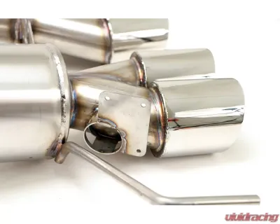B&B Exhaust Axle Back Exhaust System with Round Tips Chevrolet Corvette C7 | Z06 | ZR1 2014-2019 - FCOR-0679