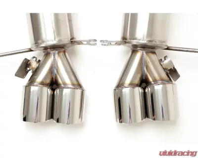 B&B Exhaust Axle Back Exhaust System with Round Tips Chevrolet Corvette C7 | Z06 | ZR1 2014-2019 - FCOR-0679