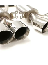 B&B Exhaust Axle Back Exhaust System with Round Tips Chevrolet Corvette C7 | Z06 | ZR1 2014-2019                                     - FCOR-0679 - Image 9