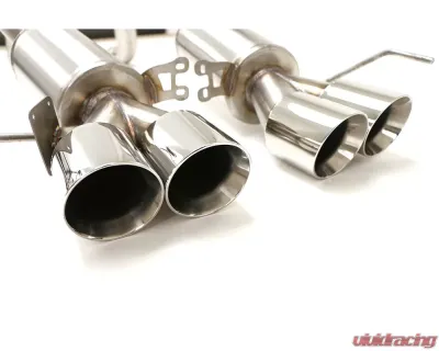 B&B Exhaust Axle Back Exhaust System with Round Tips Chevrolet Corvette C7 | Z06 | ZR1 2014-2019 - FCOR-0679