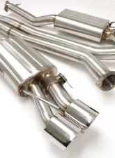 B&B Exhaust Fusion Exhaust System with Round Tips Cadillac CTS-V 2016-2019                                     - FDOM-0330 - Image 2