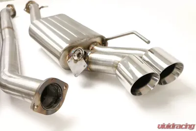 B&B Exhaust Fusion Exhaust System with Round Tips Cadillac CTS-V 2016-2019 - FDOM-0330