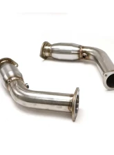 B&B Exhaust Front Pipes with Cats Cadillac CTS-V 2016-2019                                     - FDOM-0338 - Image 2