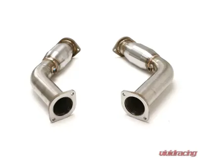 B&B Exhaust Front Pipes with Cats Cadillac CTS-V 2016-2019 - FDOM-0338