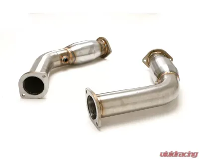 B&B Exhaust Front Pipes with Cats Cadillac CTS-V 2016-2019 - FDOM-0338