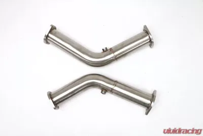 B&B Exhaust Race Front Pipes for BBE Headers Only Cadillac CTS-V 2016-2019 - FDOM-0339