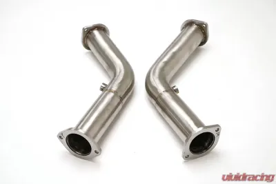 B&B Exhaust Race Front Pipes for BBE Headers Only Cadillac CTS-V 2016-2019 - FDOM-0339