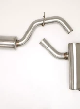 B&B Exhaust Catback Exhaust System w/Round Tips Volkswagen Golf R32 2008-2009                                     - FPIM-0286 - Image 4