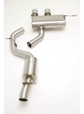 B&B Exhaust Catback Exhaust System w/Round Tips Volkswagen Golf R32 2008-2009                                     - FPIM-0286 - Image 3