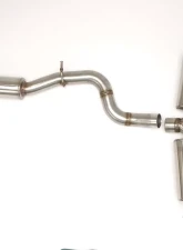 B&B Exhaust Catback Exhaust System w/Round Tips Volkswagen Golf R MK7 2015-2016                                     - FPIM-0378 - Image 2