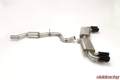 B&B Exhaust Catback Exhaust System w/Round Tips Volkswagen Golf R MK7 2015-2016 - FPIM-0378