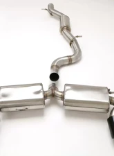 B&B Exhaust Catback Exhaust System w/Round Tips Volkswagen Golf R MK7 2015-2016                                     - FPIM-0378 - Image 3