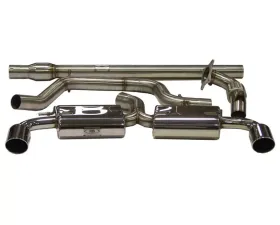 B&B Exhaust Catback Exhaust w/4.5-Inch Oval Quad Double Wall Tips Audi S3 Quattro 2015-2020