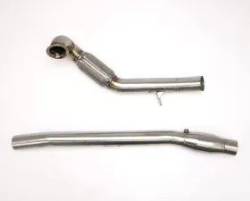 B&B Exhaust Downpipe with High Flow Cat Volkswagen Golf R MK7 2015-2017
