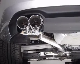 B&B Exhaust Exhaust System with 3.5-Inch Round Tips Audi A5 2.0T Quattro 2008-2016