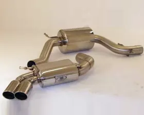 B&B Exhaust 2.5-Inch Catback Exhaust System w/Twin Tips Volkswagen Golf GTI 2003-2005