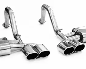 B&B Exhaust PRT Exhaust System Quad Round Tips Chevy Corvette C5 1997-2004