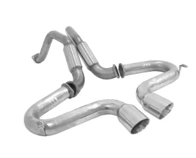 B&B Exhaust Bullet Exhaust System Twin Round Tips Chevy Corvette C5 1997-2004