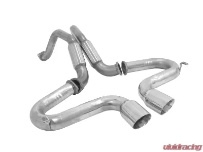 B&B Exhaust Bullet Exhaust System Twin Round Tips Chevy Corvette C5 1997-2004 - FCOR-0105