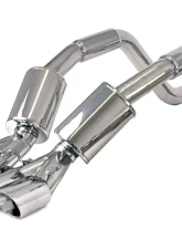 B&B Exhaust Bullet Exhaust System Oval Tips Chevrolet Corvette Z06 | ZR1 2006-2013                                     - FCOR-0460 - Image 2