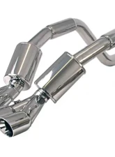 B&B Exhaust Bullet Exhaust System Round Tips Chevrolet Corvette Z06 | ZR1 2006-2013                                     - FCOR-0465 - Image 6