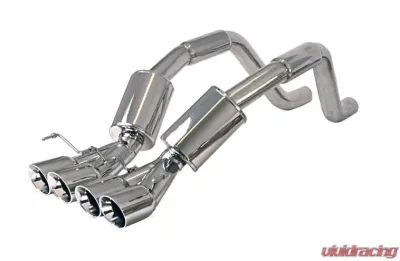 B&B Exhaust Bullet Exhaust System Round Tips Chevrolet Corvette Z06 | ZR1 2006-2013 - FCOR-0465