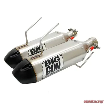 Big Gun EXO Stainless Dual Slip On Muffler Can-Am Maverick 1000 / XMR / MAX 13-18 - 14-6942