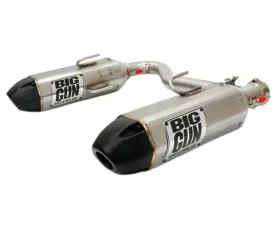 Big Gun EXO Stainless Dual Slip On Muffler Polaris Scrambler XP 1000 14-18