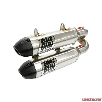 Big Gun EXO Stainless Dual Full System Polaris RZR 4 900 15-18 - 14-7873