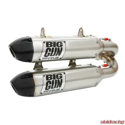 Big Gun EXO Stainless Dual Slip On Muffler Polaris RZR XP 1000 2014 - 14-7952