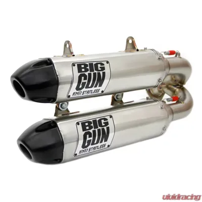 Big Gun EXO Stainless Dual Slip On Muffler Polaris RZR XP 1000 15-18 - 14-7962