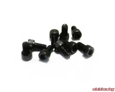 Big Gun Exhaust End Tip Allen Screws 4 Pack 1/4 x 20 x 3/8 Black Compatible with EXO Mufflers - 40-S007