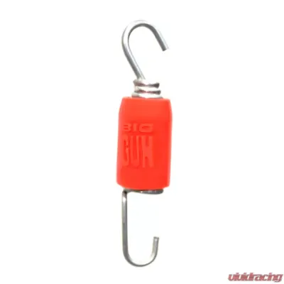 Big Gun Exhaust Exhaust Spring Short 2.25" Stainless Steel with Red Rubber Sleeve - 40-SP2